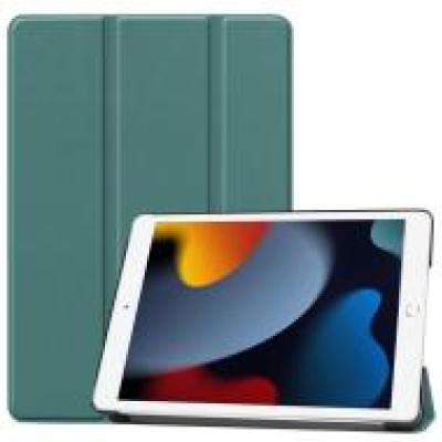 CoreParts Cover for iPad 7/8/9 10.2 Tri-fold Caster Hard Shell Cover with Auto Wake Function - Gre-1530386