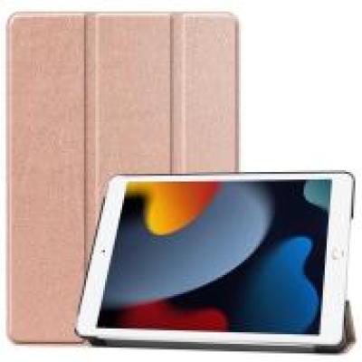 CoreParts Cover for iPad 7/8/9 10.2 Tri-fold Caster Hard Shell Cover with Auto Wake Function - Ros-1537177