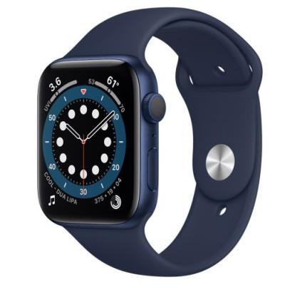 Apple Watch Series 6, 44mm - Aluminium case Deep Navy sport band