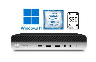 HP ProDesk 600 G5 Mini - i7-8700T - 8 GB - 256 GB SSD