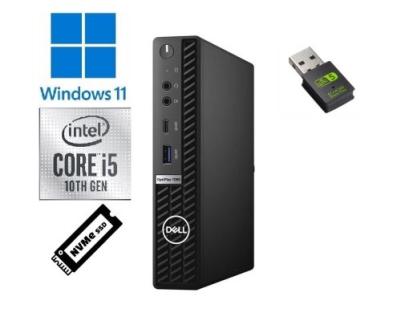 Dell Optiplex 7080 Micro - i5-10500T - 16 GB - 256 GB SSD - Wifi