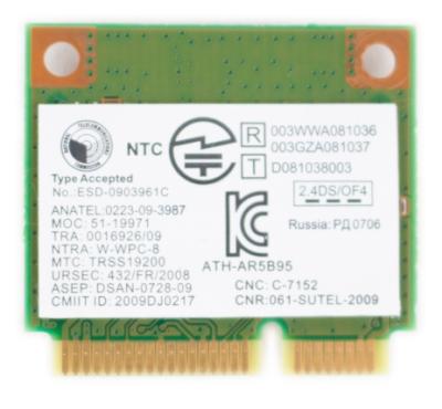 Anatel Wireless Wifi Card Anatel 0223-09-3987