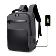 DeTech Batoh pro notebook Power Backpack BP 12, 15.6", šedá