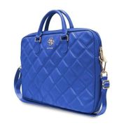 Guess Quilted 4G Computer Bag 16" Blue